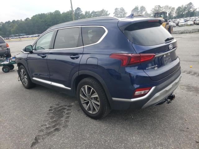 5NMS33ADXKH050667 - 2019 HYUNDAI SANTA FE SEL BLUE photo 2