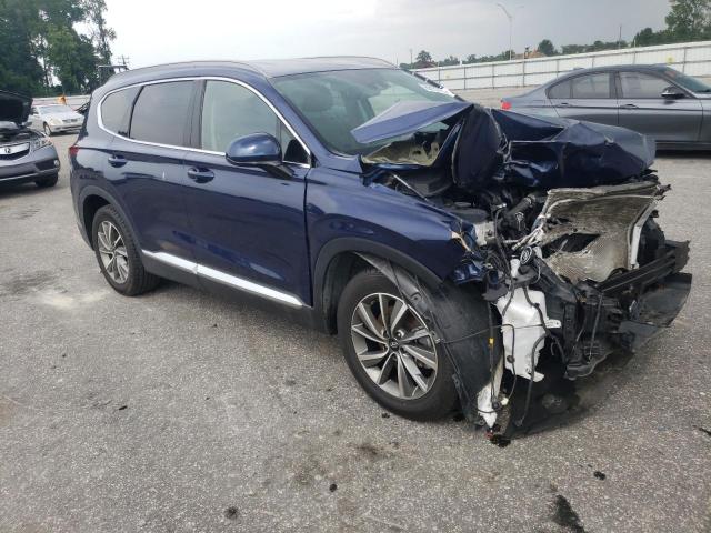 5NMS33ADXKH050667 - 2019 HYUNDAI SANTA FE SEL BLUE photo 4