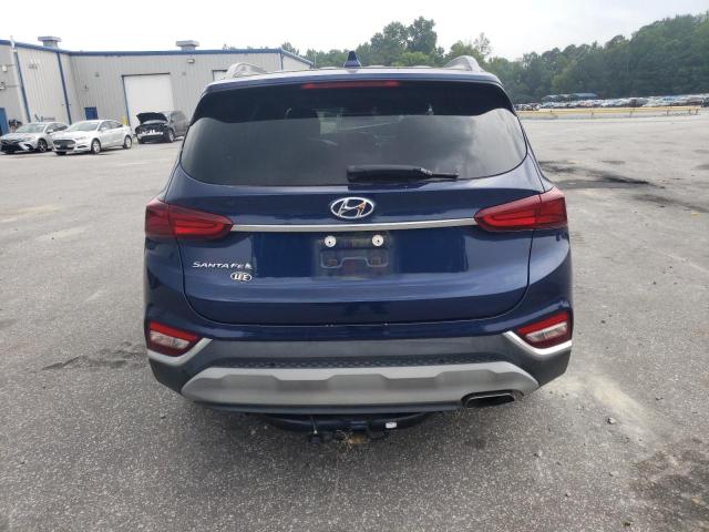 5NMS33ADXKH050667 - 2019 HYUNDAI SANTA FE SEL BLUE photo 6