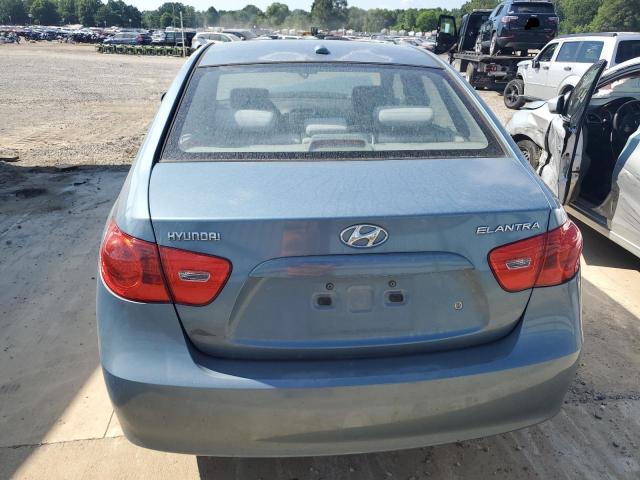 KMHDU46D77U183872 - 2007 HYUNDAI ELANTRA GLS BLUE photo 6