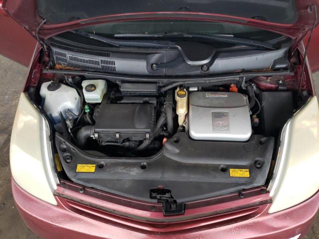 JTDKB20U757018740 - 2005 TOYOTA PRIUS წითელი ფოტო 11