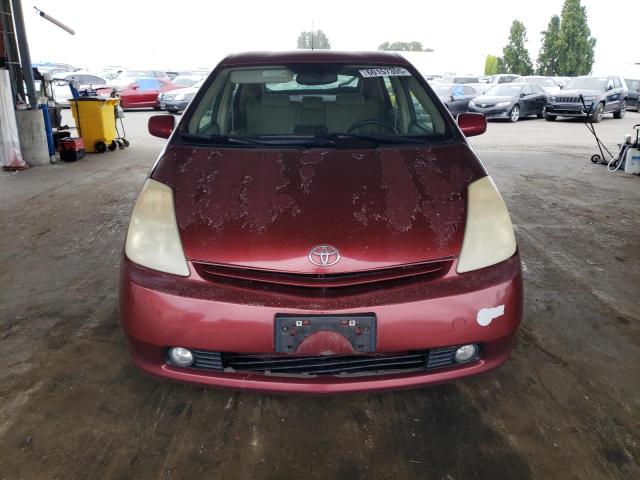 JTDKB20U757018740 - 2005 TOYOTA PRIUS წითელი ფოტო 5