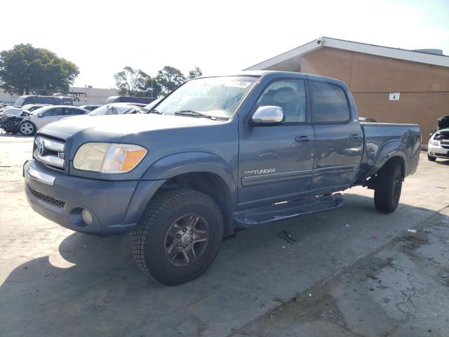 5TBET34126S538585 - 2006 TOYOTA TUNDRA DOUBLE CAB SR5 GREEN photo 1