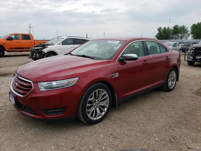 1FAHP2F82DG140741 - 2013 FORD TAURUS LIMITED RED photo 1