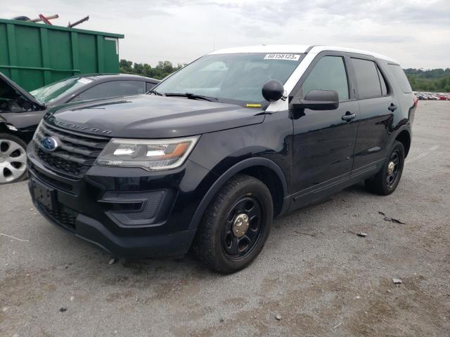 1FM5K8ATXGGD30295 - 2016 FORD EXPLORER POLICE INTERCEPTOR BLACK photo 1