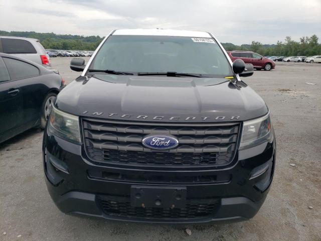 1FM5K8ATXGGD30295 - 2016 FORD EXPLORER POLICE INTERCEPTOR BLACK photo 5