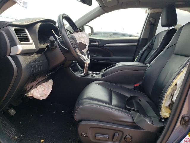 5TDJKRFH4FS101709 - 2015 TOYOTA HIGHLANDER XLE Blau Foto 7