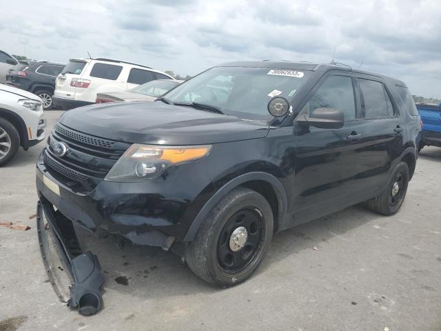 1FM5K8ARXEGB37985 - 2014 FORD EXPLORER POLICE INTERCEPTOR BLACK photo 1