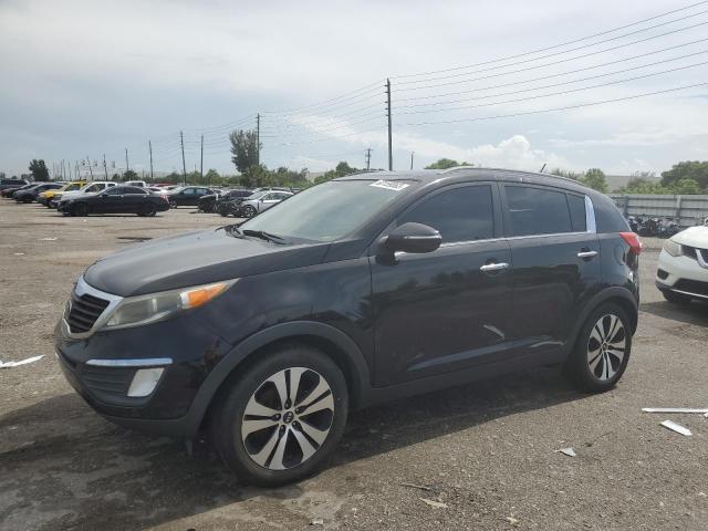 KNDPC3A24D7476028 - 2013 KIA SPORTAGE EX BLACK photo 1