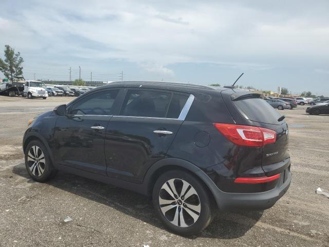 KNDPC3A24D7476028 - 2013 KIA SPORTAGE EX BLACK photo 2