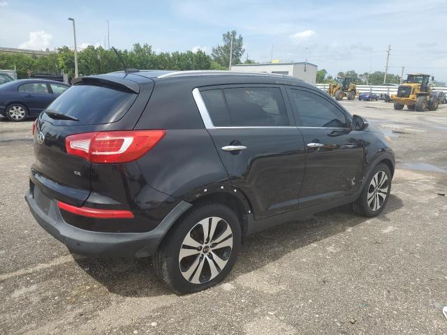 KNDPC3A24D7476028 - 2013 KIA SPORTAGE EX BLACK photo 3