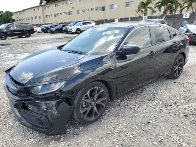 2HGFC2F83MH509853 - 2021 HONDA CIVIC SPORT შავი ფოტო 1