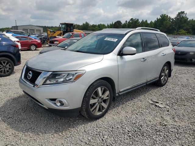 5N1AR2MN2EC730781 - 2014 NISSAN PATHFINDER S SILVER photo 1