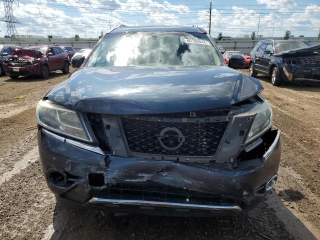 5N1AR2MM7EC641859 - 2014 NISSAN PATHFINDER S BLUE photo 5