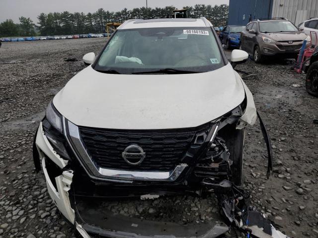 5N1AT3CB8MC672074 - 2021 NISSAN ROGUE SL WHITE photo 5