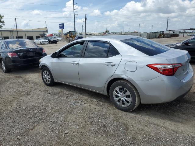 5YFBURHE9GP371000 - 2016 TOYOTA COROLLA L SILVER photo 2