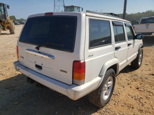 1J4FF58SX1L552692 - 2001 JEEP CHEROKEE CLASSIC WHITE photo 4