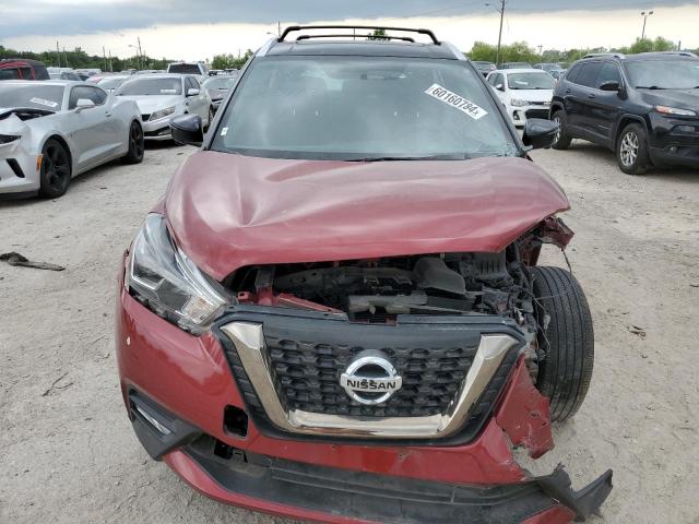 3N1CP5CUXKL562419 - 2019 NISSAN KICKS S BURGUNDY photo 5