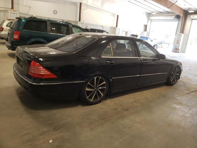 WDBNG83J54A423062 - 2004 MERCEDES-BENZ S 430 4MATIC BLACK photo 3
