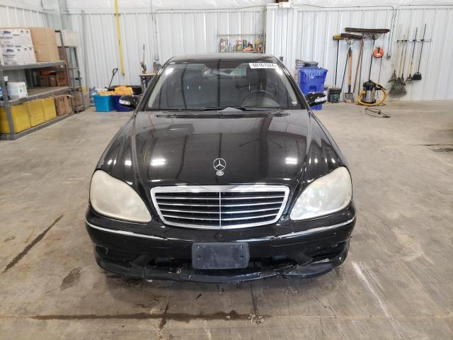 WDBNG83J54A423062 - 2004 MERCEDES-BENZ S 430 4MATIC BLACK photo 5