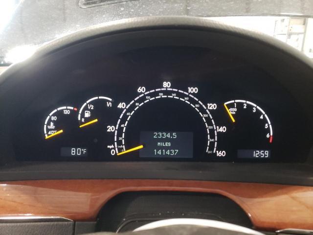 WDBNG83J54A423062 - 2004 MERCEDES-BENZ S 430 4MATIC BLACK photo 9