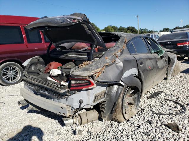 2C3CDXL92MH503541 - 2021 DODGE CHARGER SRT HELLCAT GRAY photo 4