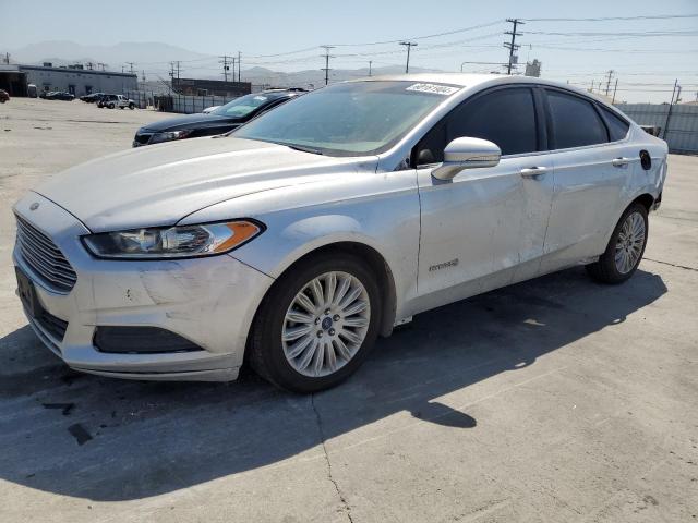 3FA6P0LU3FR214029 - 2015 FORD FUSION SE HYBRID SILVER photo 1