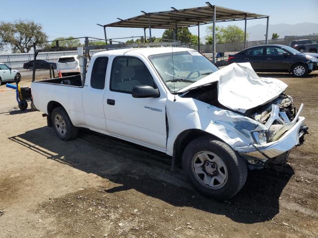 5TEVL52N12Z881703 - 2002 TOYOTA TACOMA XTRACAB WHITE photo 4