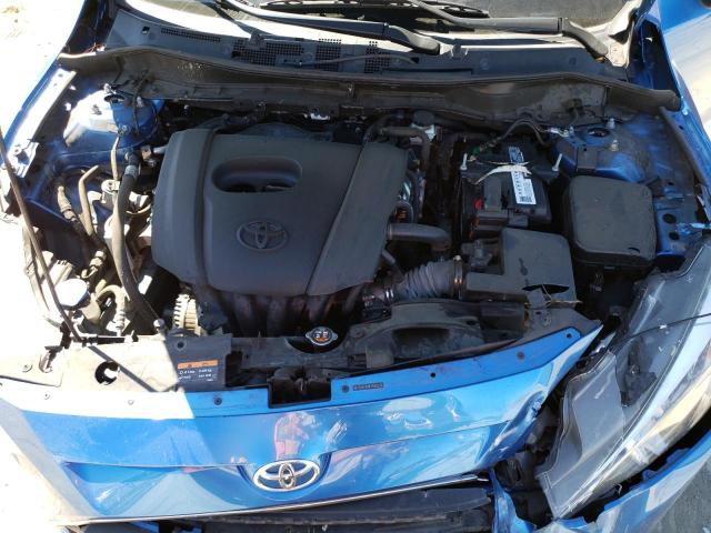 3MYDLBYV8KY508330 - 2019 TOYOTA YARIS L BLUE photo 11