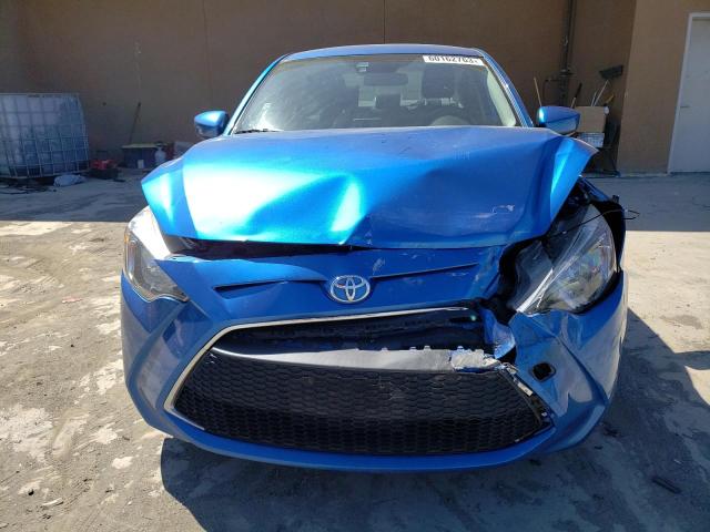 3MYDLBYV8KY508330 - 2019 TOYOTA YARIS L BLUE photo 5