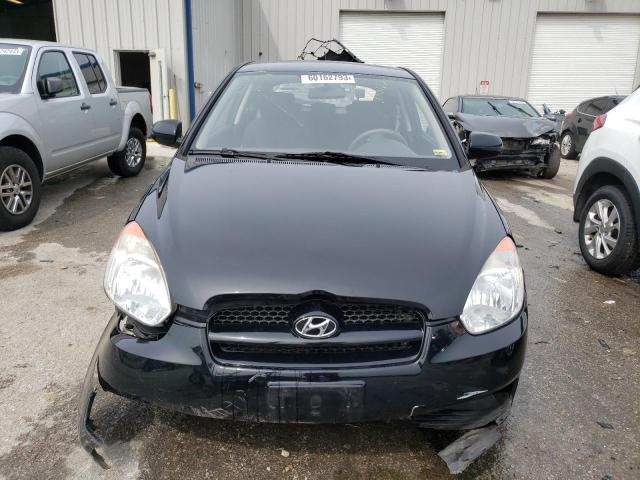 KMHCM3AC8AU180734 - 2010 HYUNDAI ACCENT BLUE BLACK photo 5