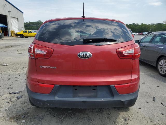 KNDPB3A27D7490556 - 2013 KIA SPORTAGE BASE RED photo 6