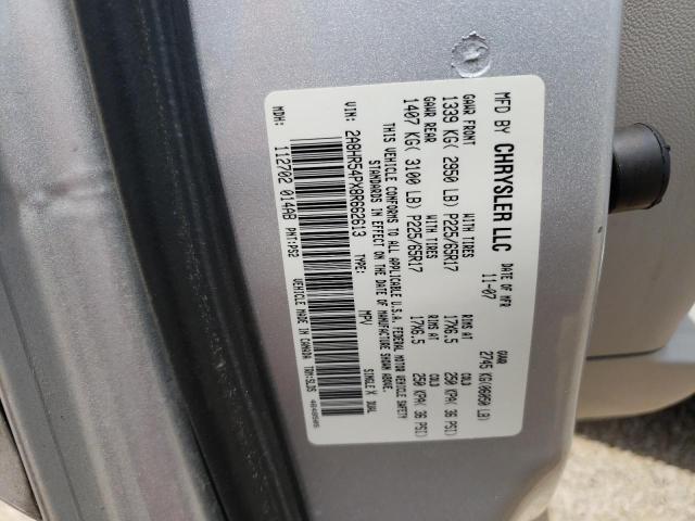 2A8HR54PX8R662613 - 2008 CHRYSLER TOWN & COU TOURING Gümüş foto 13