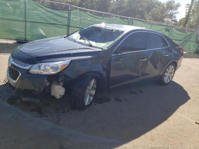 1G11H5SL4EF194871 - 2014 CHEVROLET MALIBU LTZ ნაცრისფერი ფოტო 2