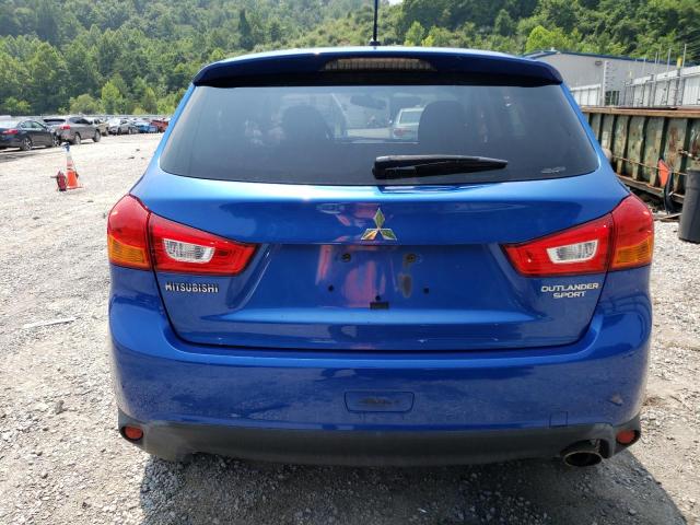 JA4AR3AU0GZ057232 - 2016 MITSUBISHI OUTLANDER ES BLUE photo 6