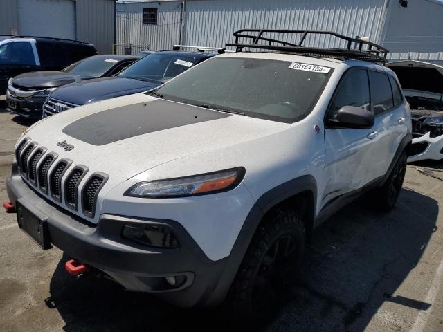 1C4PJMBS3FW524802 - 2015 JEEP CHEROKEE TRAILHAWK WHITE photo 1