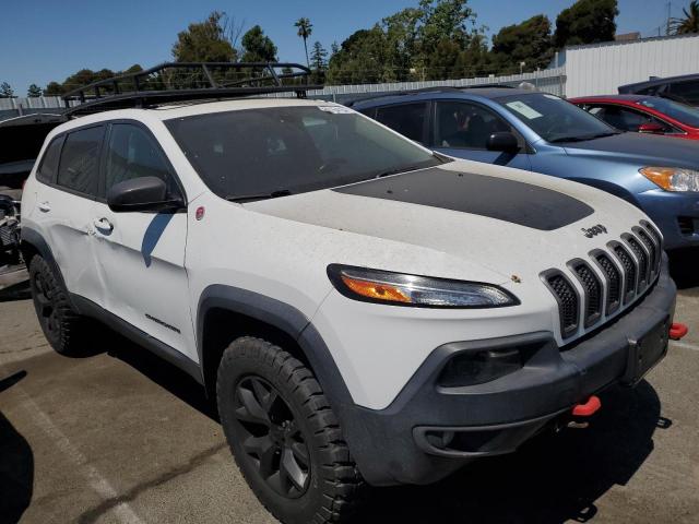 1C4PJMBS3FW524802 - 2015 JEEP CHEROKEE TRAILHAWK WHITE photo 4