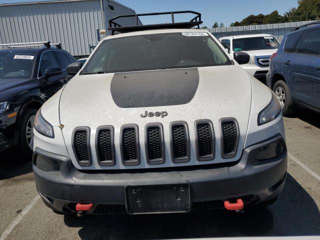 1C4PJMBS3FW524802 - 2015 JEEP CHEROKEE TRAILHAWK WHITE photo 5