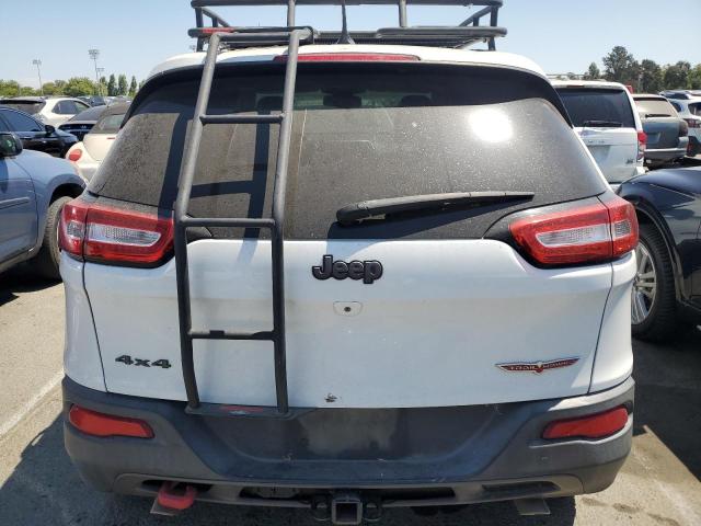 1C4PJMBS3FW524802 - 2015 JEEP CHEROKEE TRAILHAWK WHITE photo 6