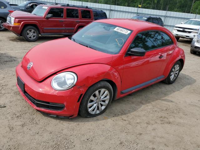 3VWF17AT3EM651374 - 2014 VOLKSWAGEN BEETLE RED photo 1