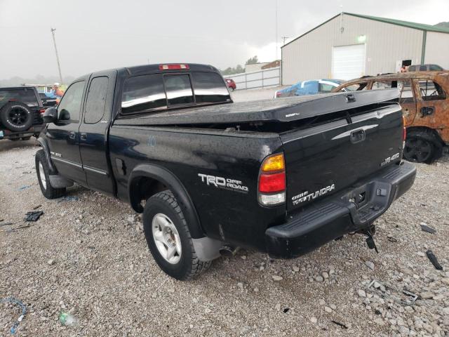 5TBBT48193S363038 - 2003 TOYOTA TUNDRA ACCESS CAB LIMITED BLACK photo 2