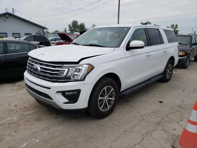 1FMJK1HTXKEA51459 - 2019 FORD EXPEDITION MAX XLT WHITE photo 1