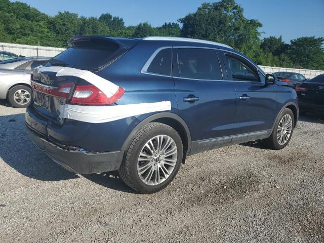 2LMPJ8LR8HBL40530 - 2017 LINCOLN MKX RESERVE أزرق صورة 3