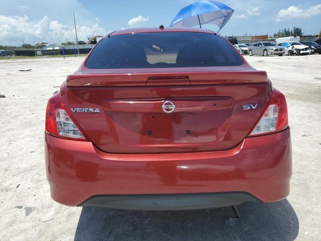 3N1CN7AP8FL928530 - 2015 NISSAN VERSA S RED photo 6