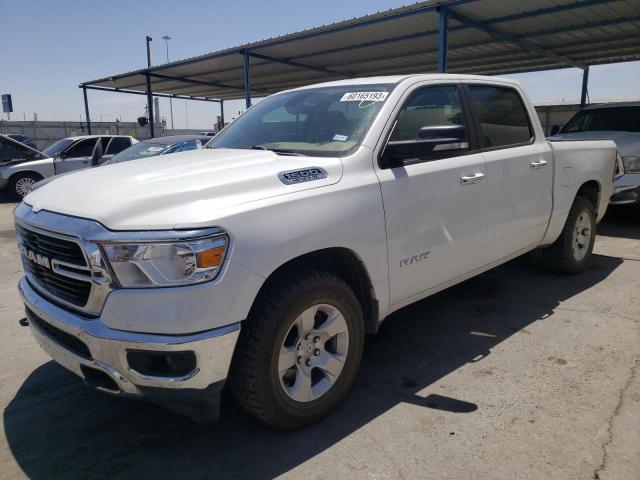 1C6SRFFT4KN823465 - 2019 RAM 1500 BIG HORN/LONE STAR WHITE photo 1