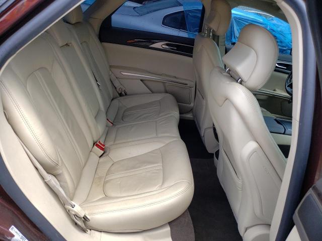 3LN6L2G96FR604657 - 2015 LINCOLN MKZ BURGUNDY photo 10