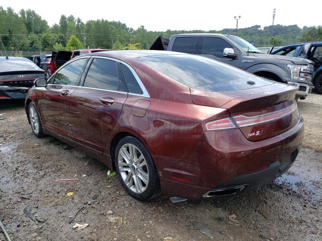 3LN6L2G96FR604657 - 2015 LINCOLN MKZ BURGUNDY photo 2
