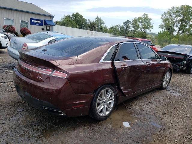 3LN6L2G96FR604657 - 2015 LINCOLN MKZ BURGUNDY photo 3