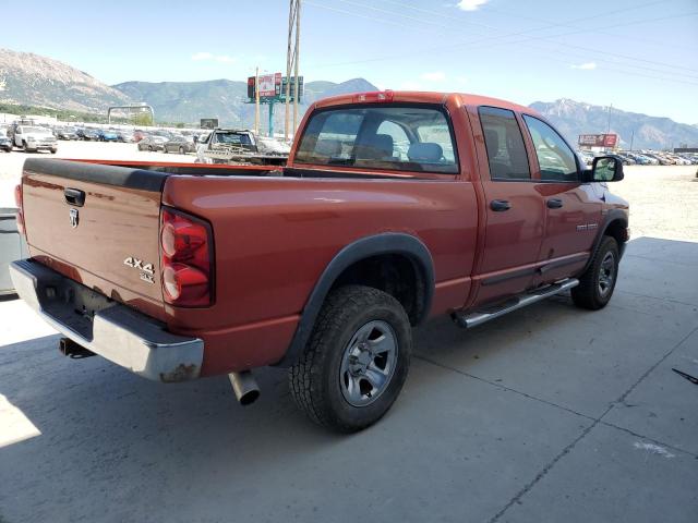 1D7HU18247S245729 - 2007 DODGE RAM 1500 ST ORANGE photo 3