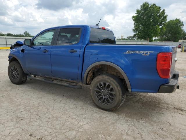 1FTER4FHXKLB08112 - 2019 FORD RANGER XL BLUE photo 2